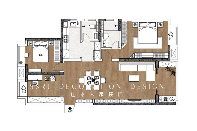 清芷園現代風格裝修效果圖