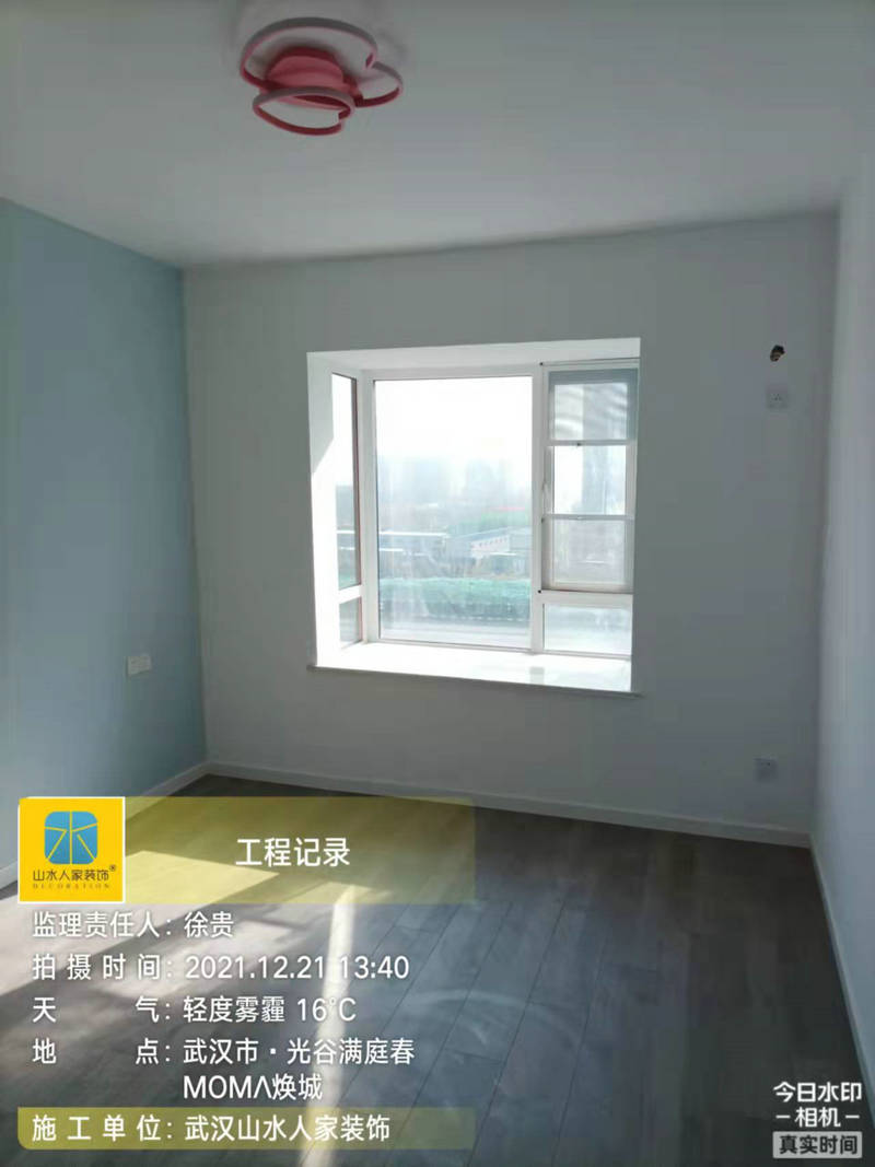 武漢光谷滿庭春小區裝修完工驗收