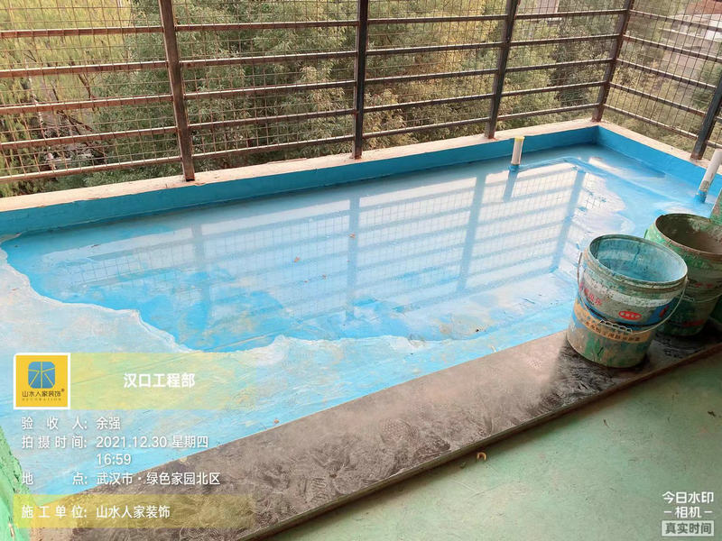 綠色家園21棟裝修工地泥木工程驗收