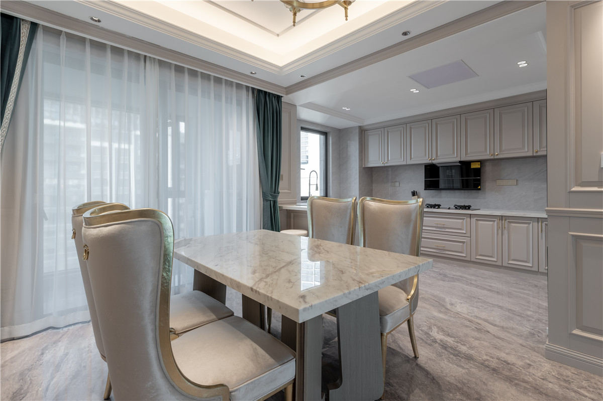 華發外灘首府美式輕奢風格裝修效果圖