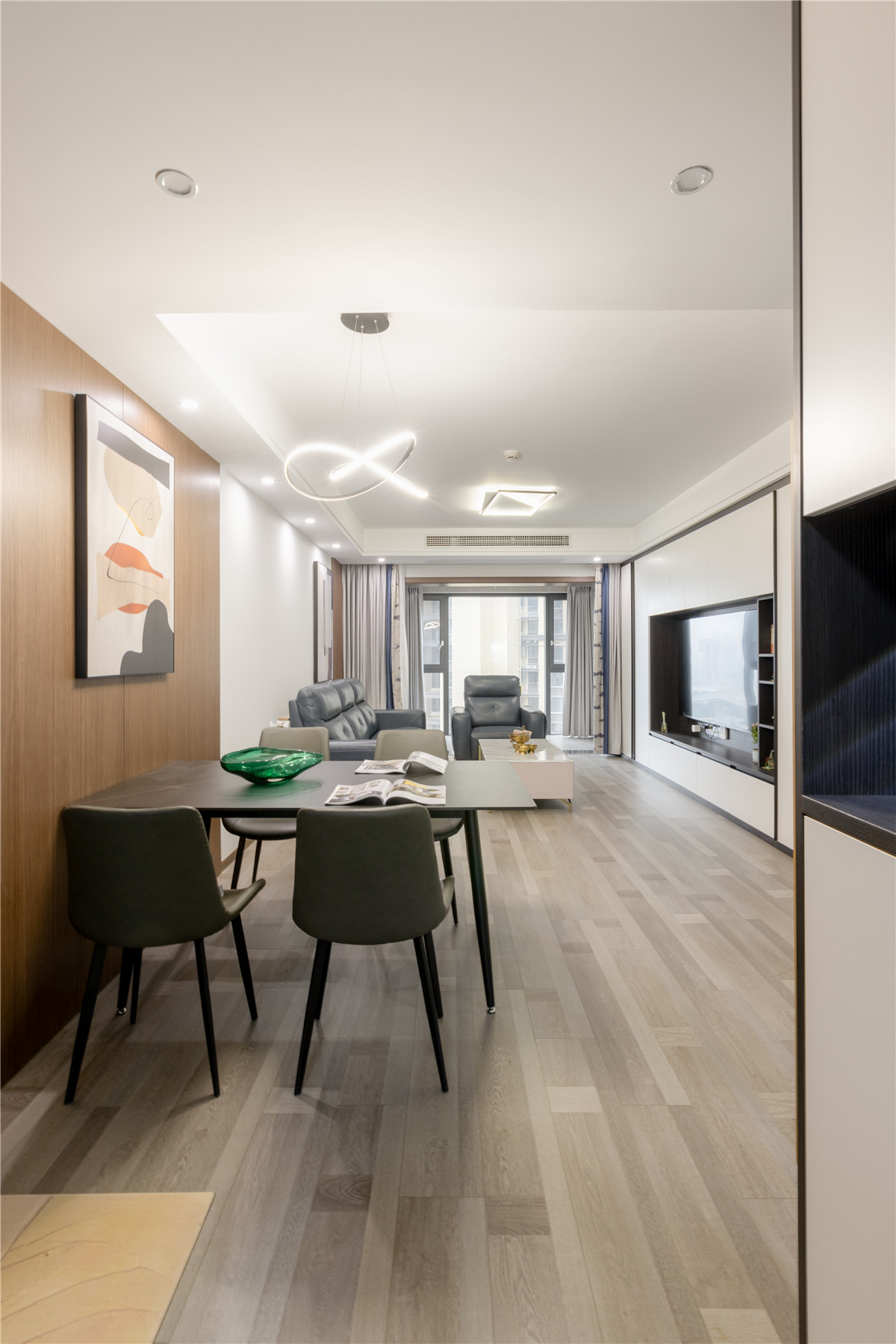 武漢金科城現代風格裝修效果圖