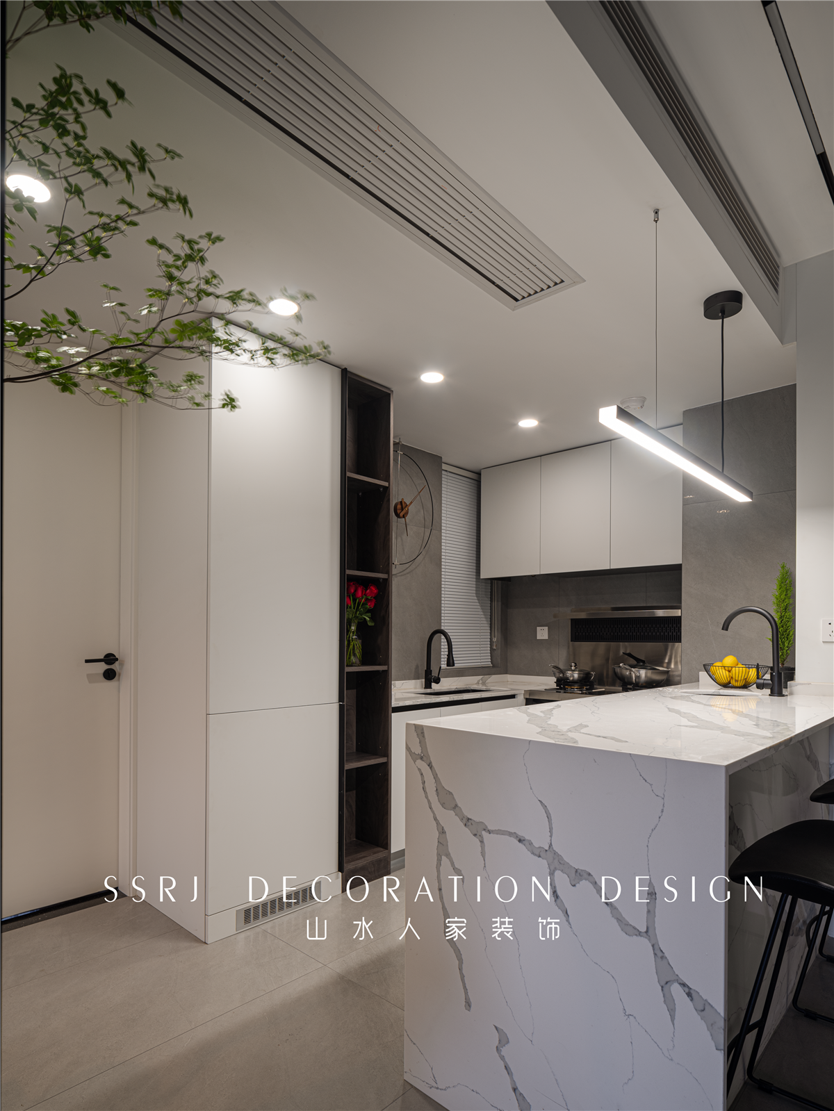 開放式廚房設計裝修效果圖