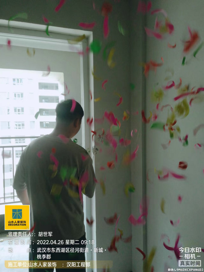 恭賀桃李郡業主祝先生裝修開工大吉