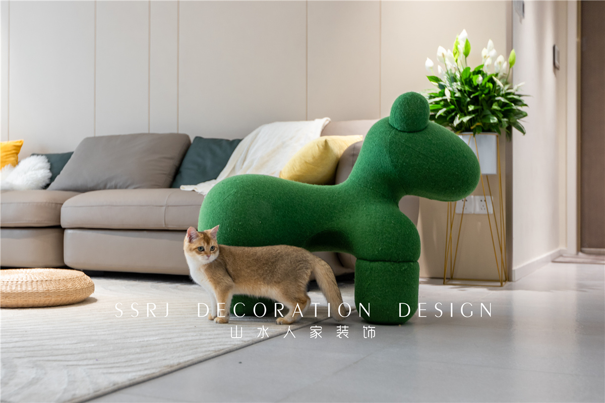 新華尚水灣現代極簡風格裝修效果圖