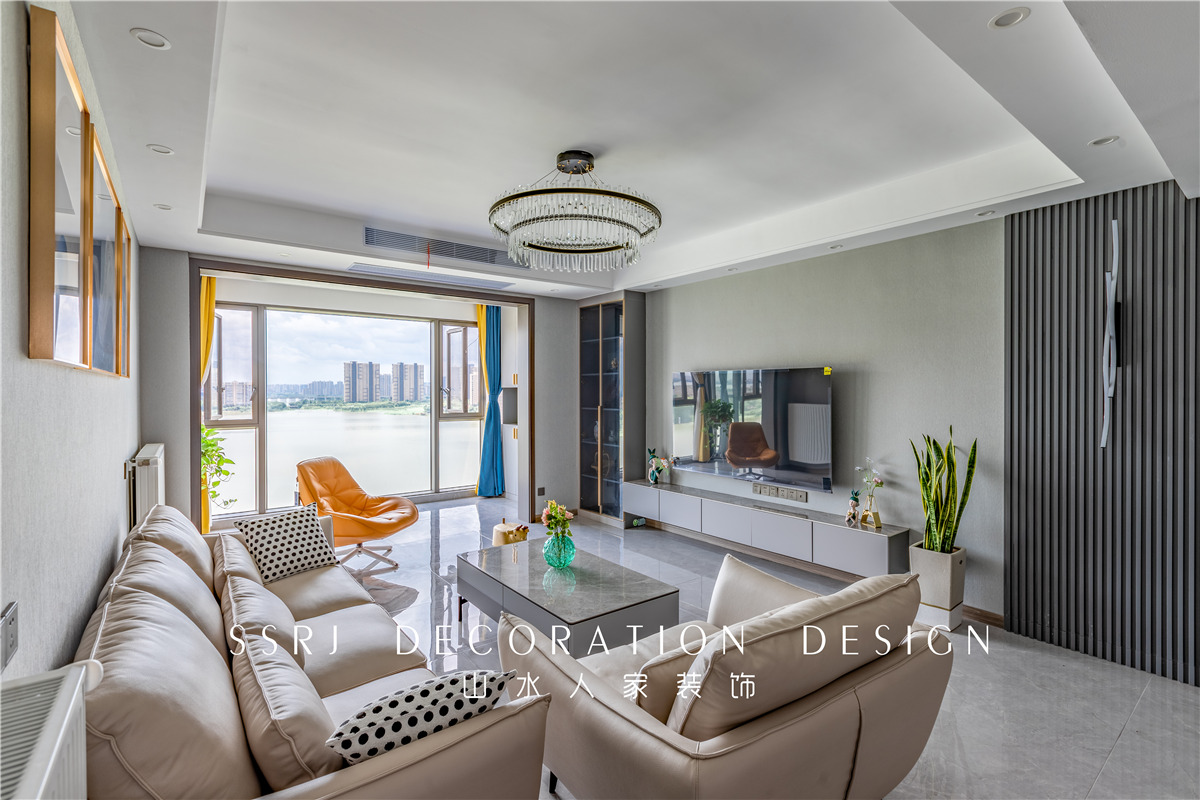 菩提苑200平現代風格裝修效果圖