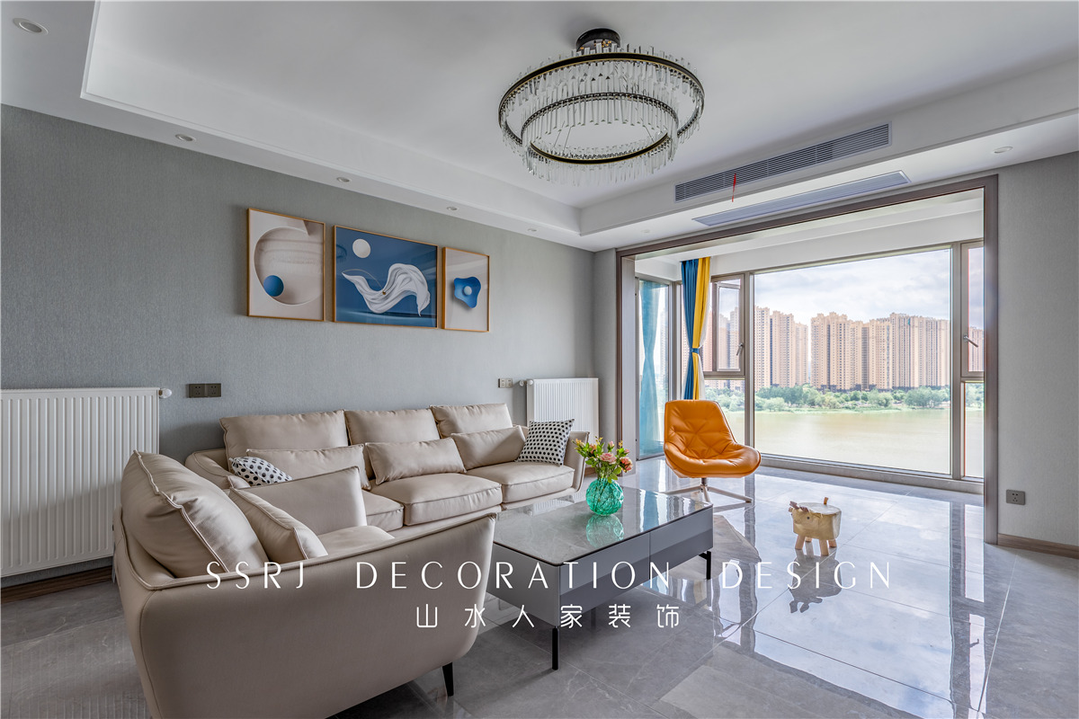 菩提苑200平現代風格裝修效果圖