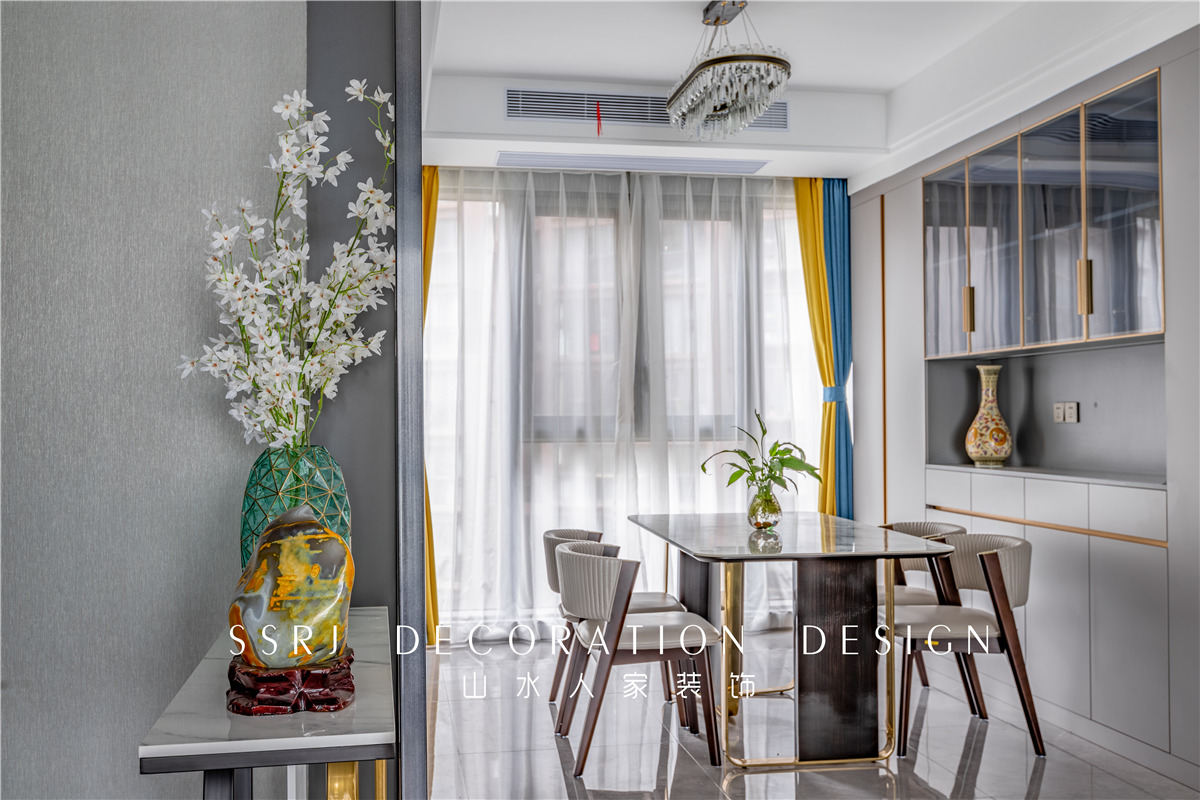 菩提苑200平現代風格裝修效果圖