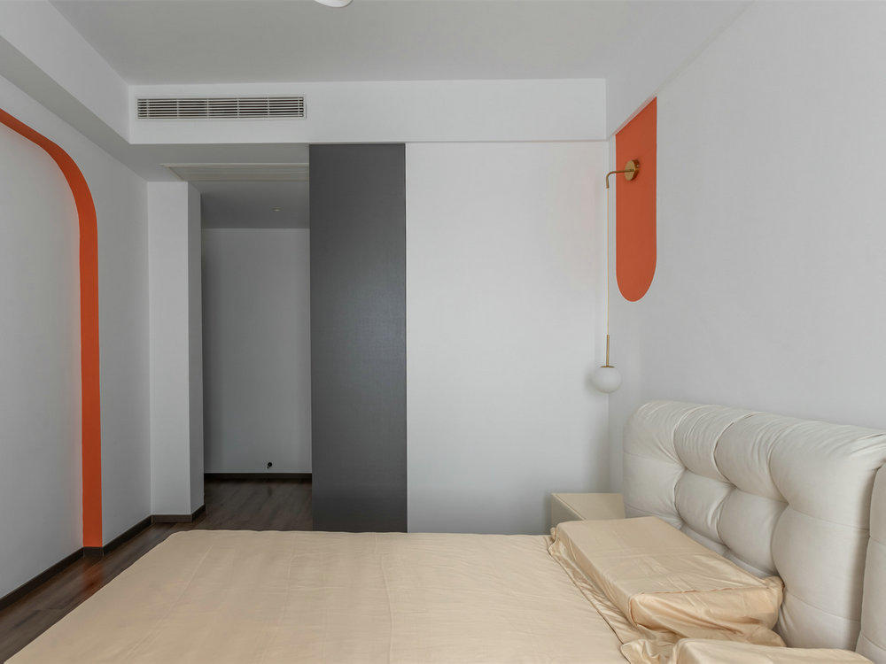 愛家名校華城現代風格復式樓裝修效果圖