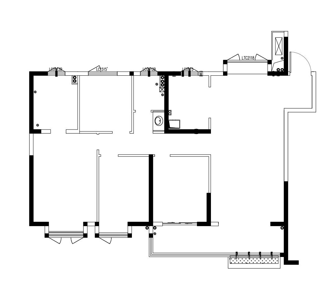 長存花園150平輕奢風格裝修效果圖