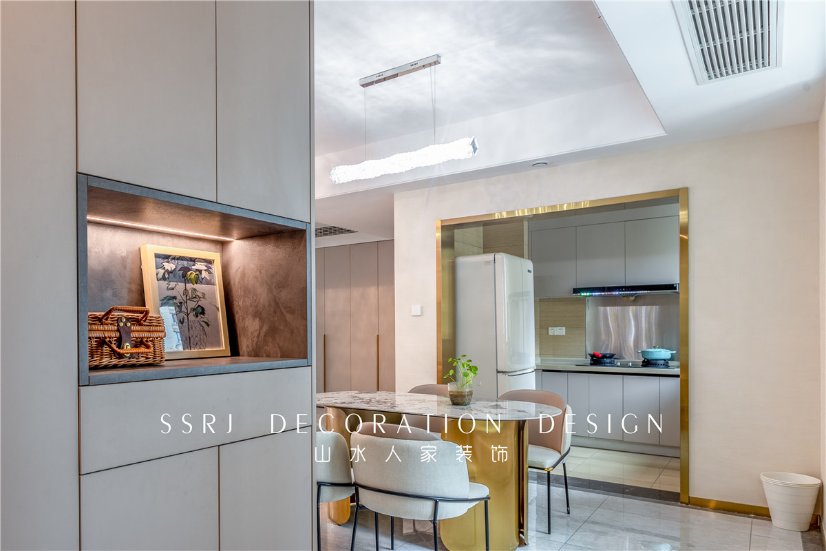 長存花園150平輕奢風格裝修效果圖