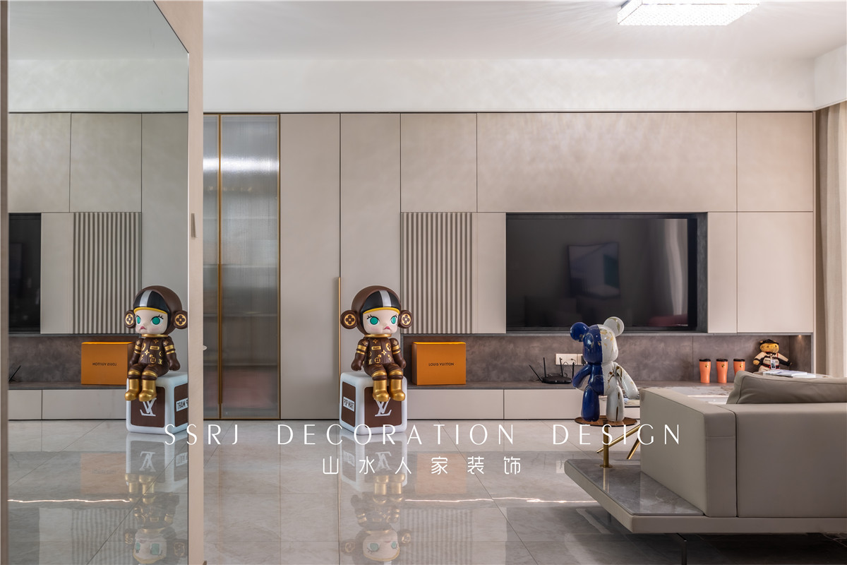 長存花園150平輕奢風格裝修效果圖