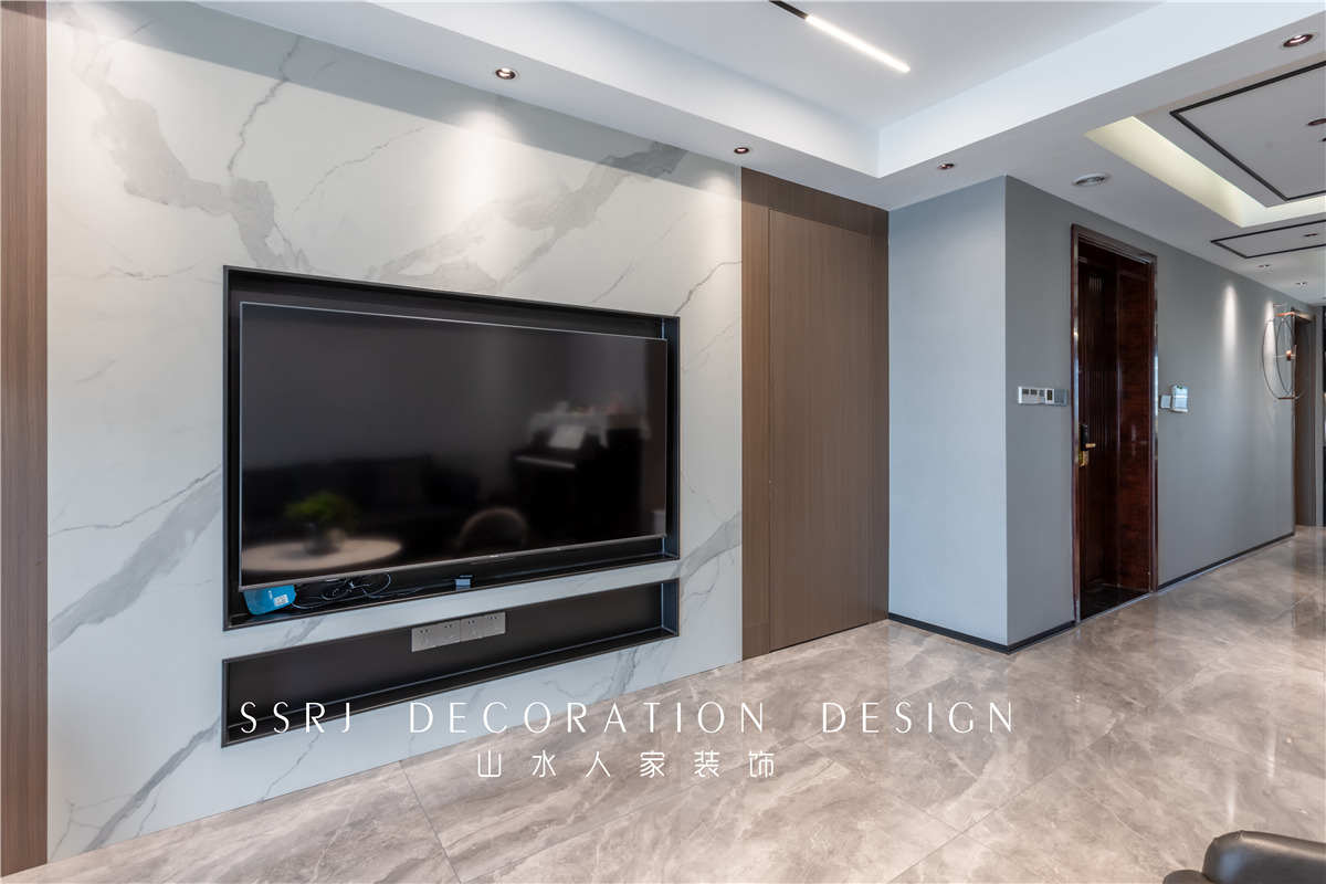 華發外灘首府180平現代風格裝修效果圖