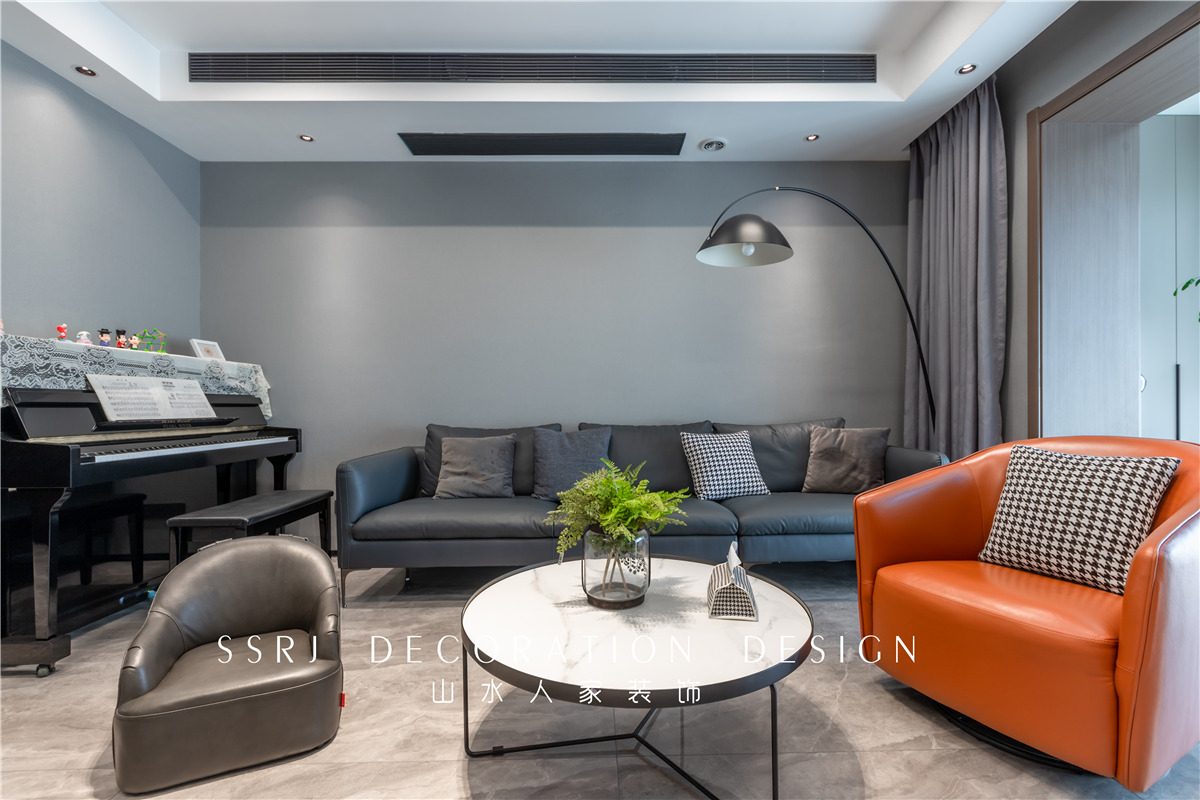 華發外灘首府180平現代風格裝修效果圖