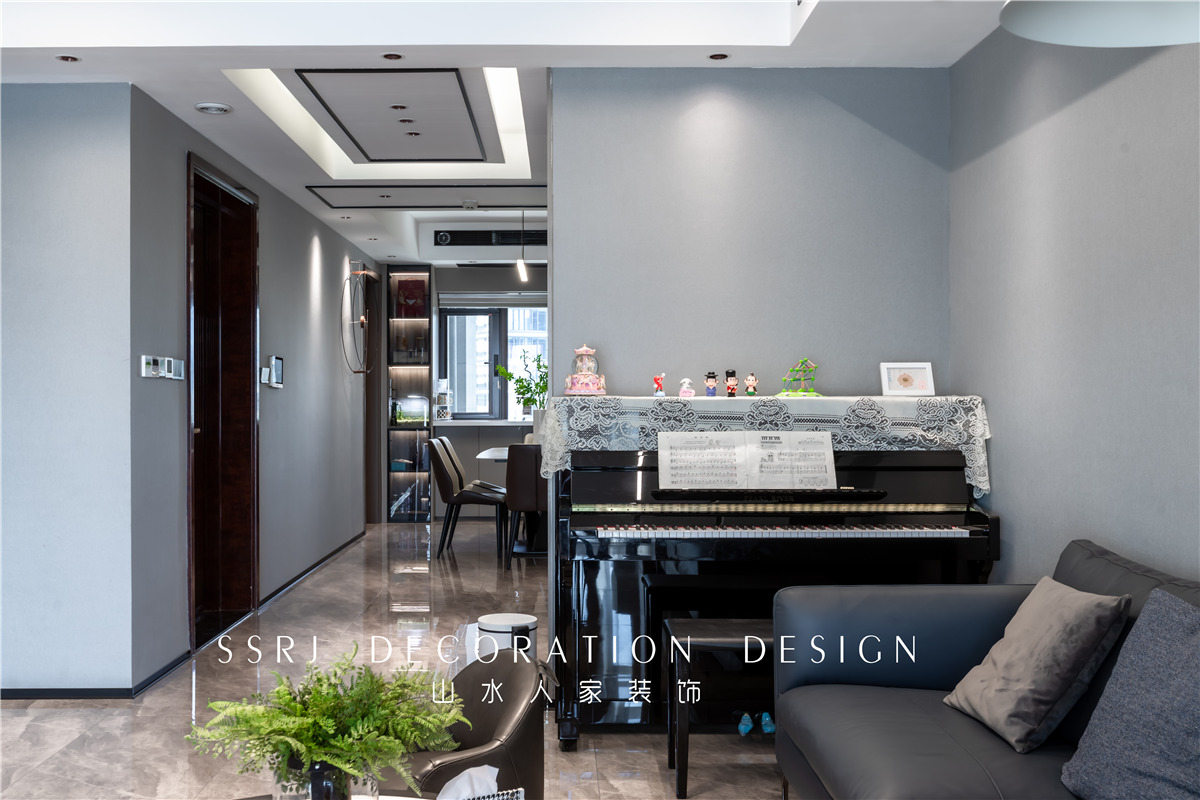 華發外灘首府180平現代風格裝修效果圖