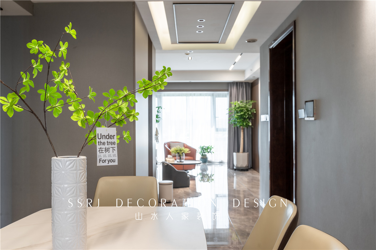 華發外灘首府180平現代風格裝修效果圖