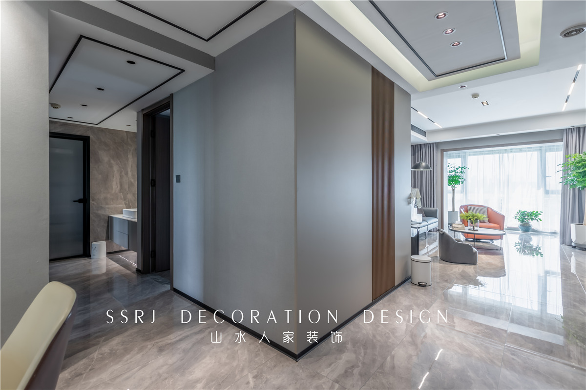 華發外灘首府180平現代風格裝修效果圖