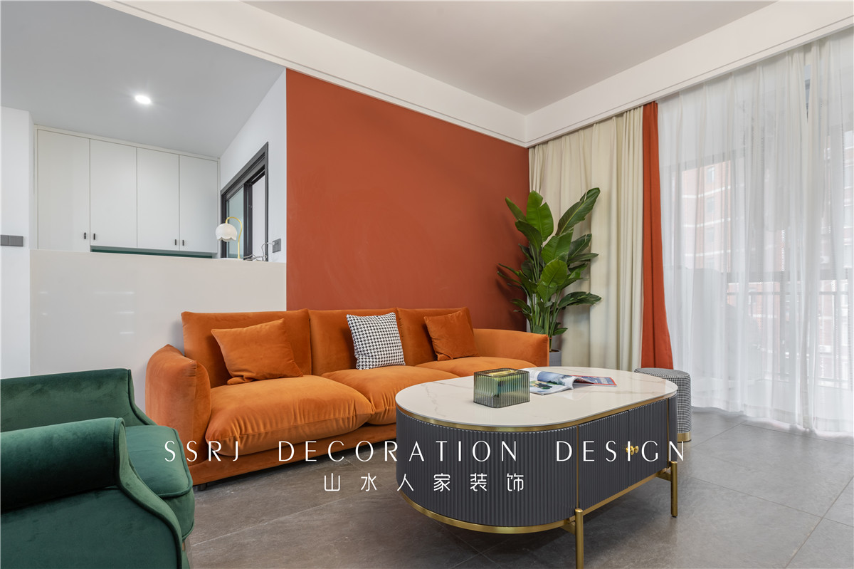 葛洲壩世紀花園混搭風格裝修效果圖