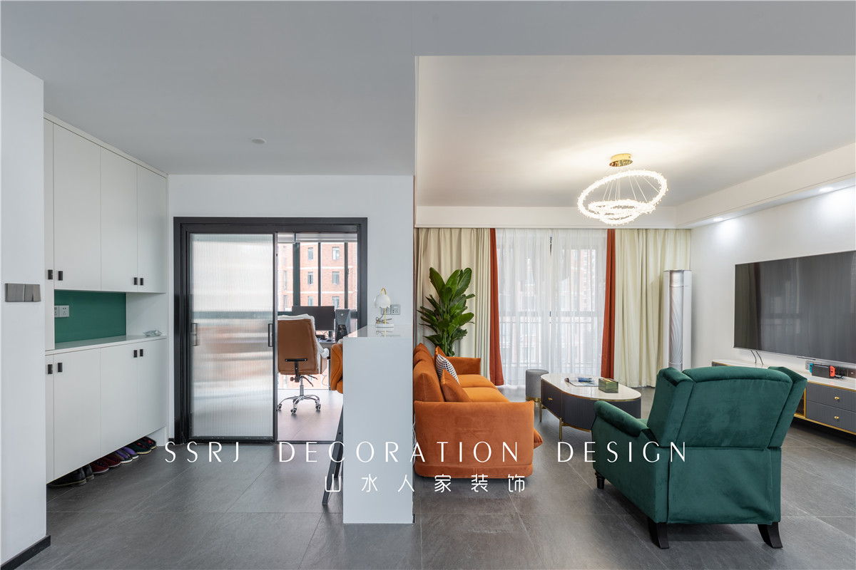 葛洲壩世紀花園混搭風格裝修效果圖