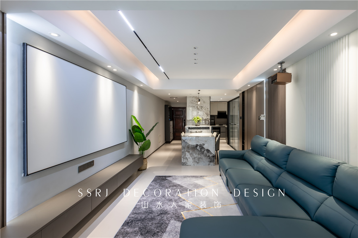 南湖壹號現代風格裝修效果圖