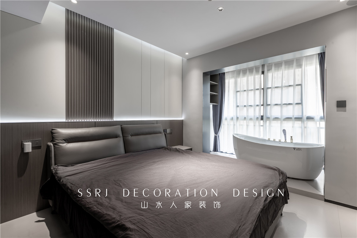 南湖壹號現代風格裝修效果圖