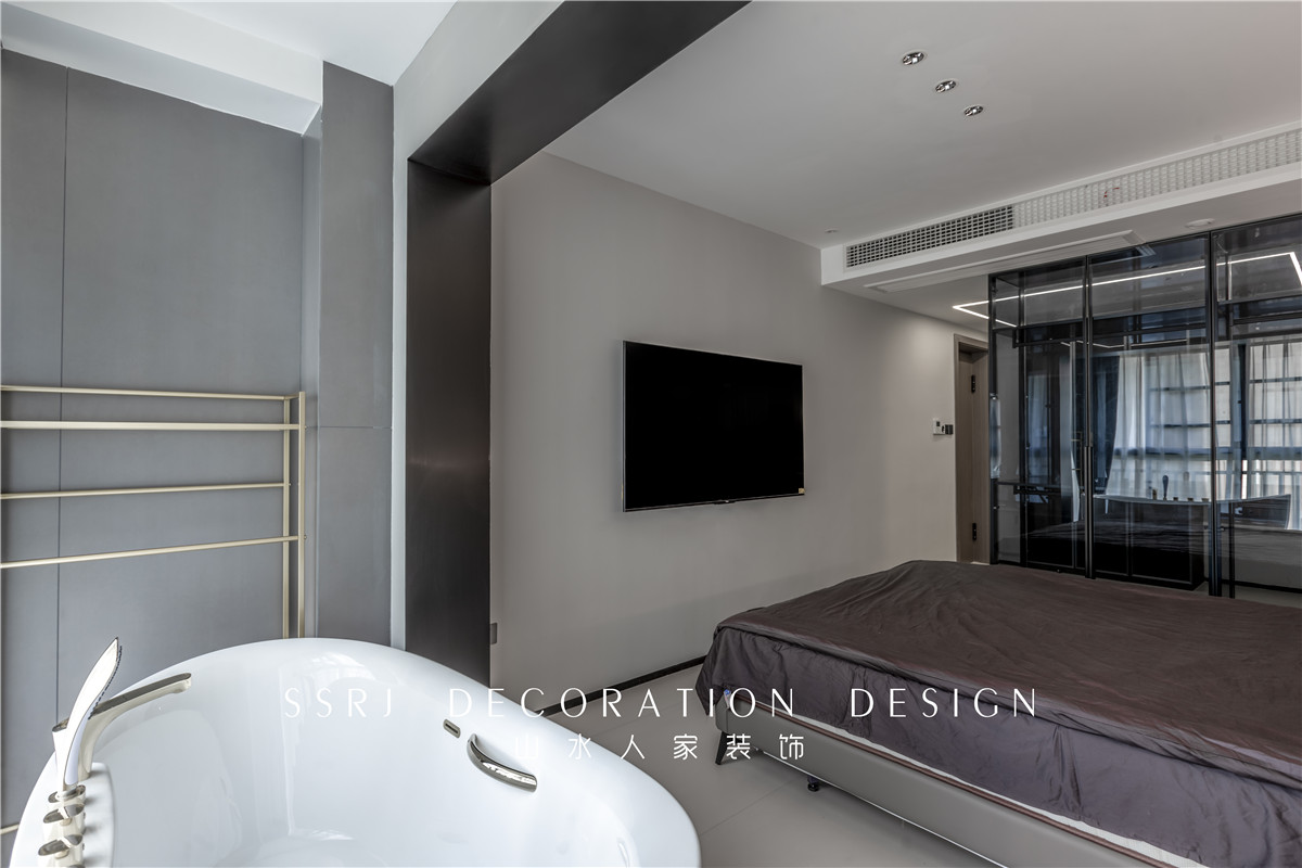 南湖壹號現代風格裝修效果圖