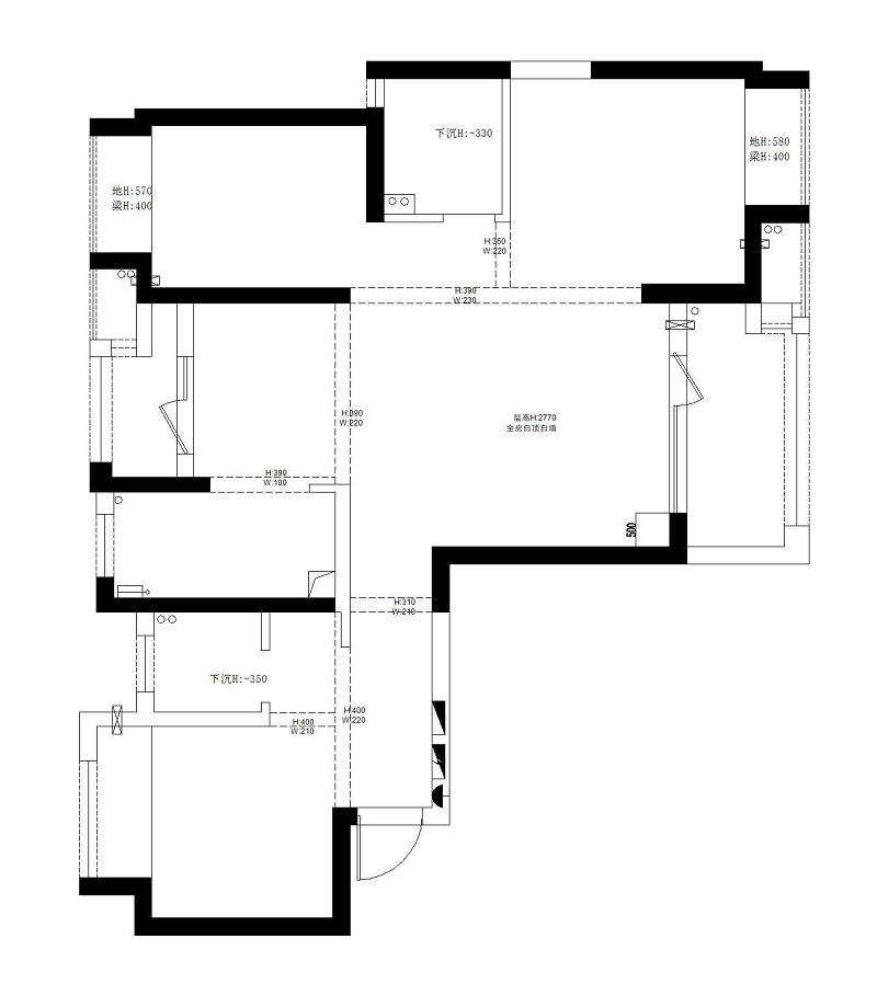 東湖城現代簡約風格裝修效果圖