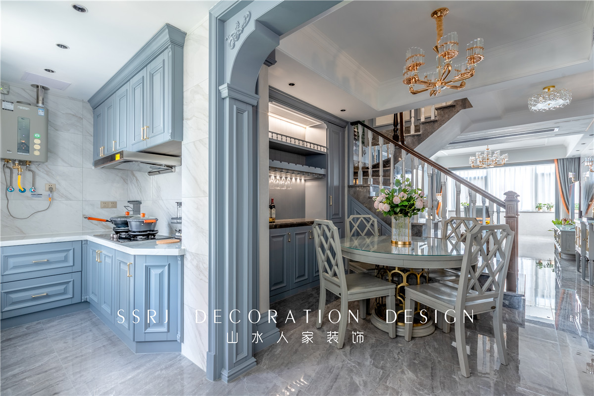 聯投金色港灣美式風格裝修效果圖