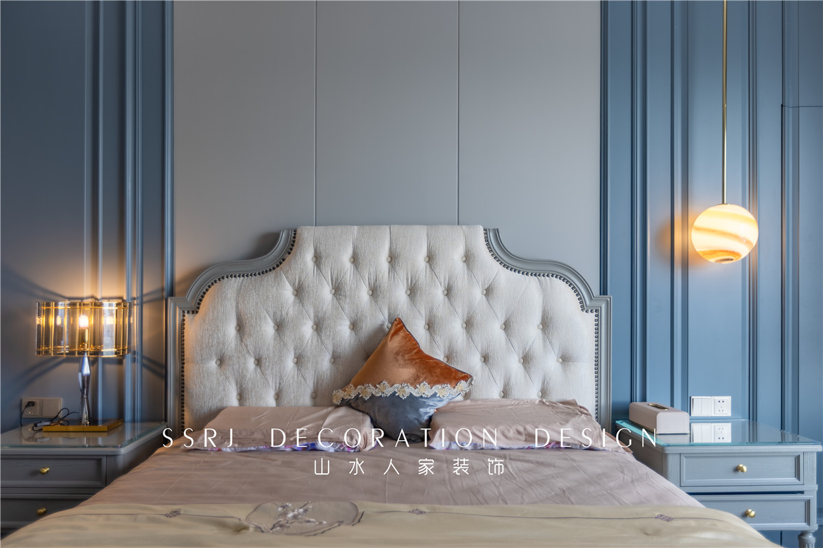 聯投金色港灣美式風格裝修效果圖