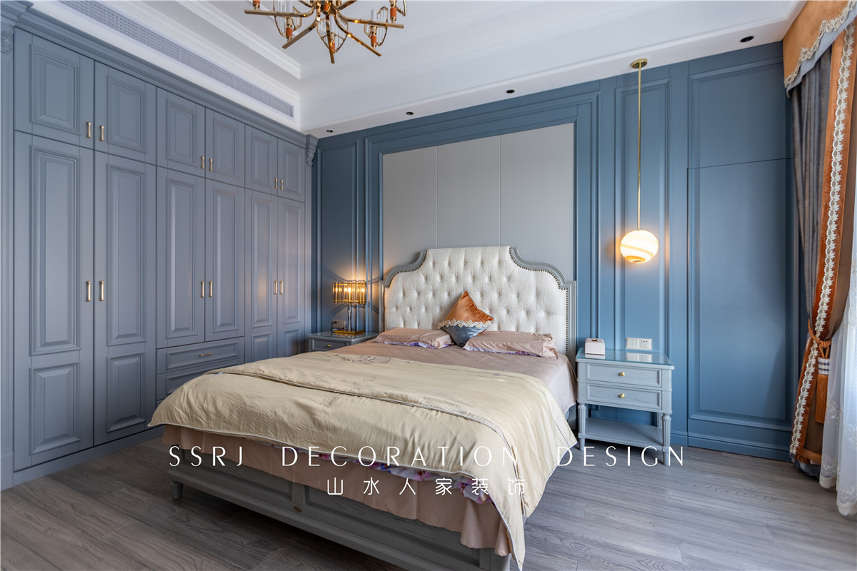 聯投金色港灣美式風格裝修效果圖