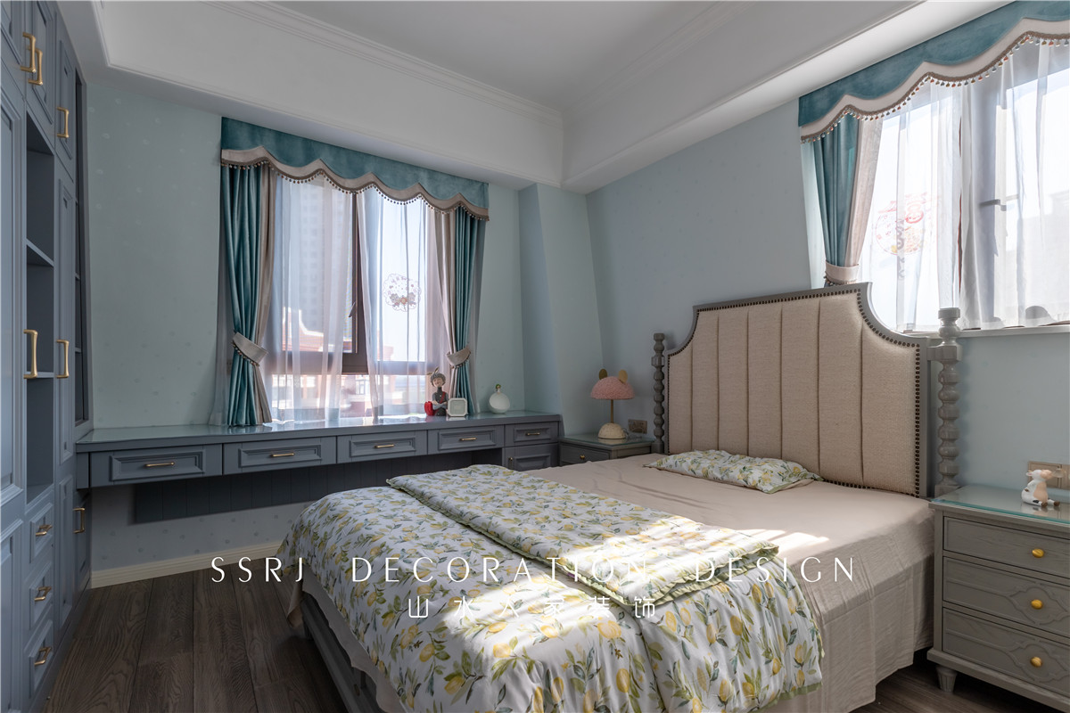 聯投金色港灣美式風格裝修效果圖