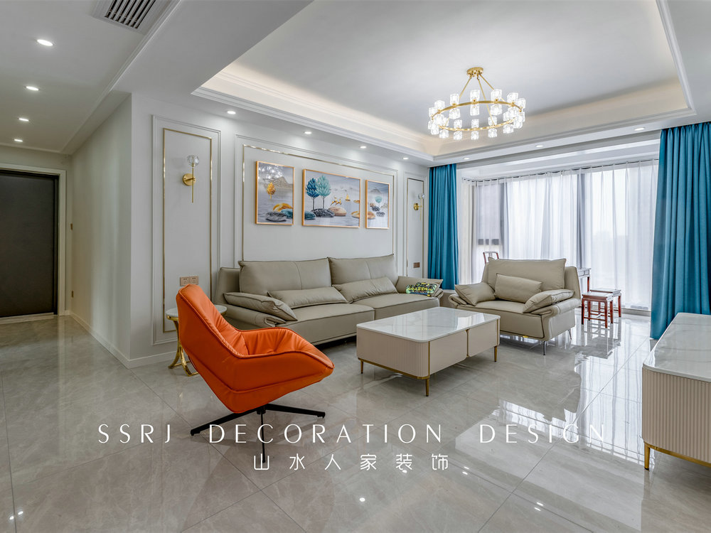 富麗金瀾灣簡美風格裝修效果圖