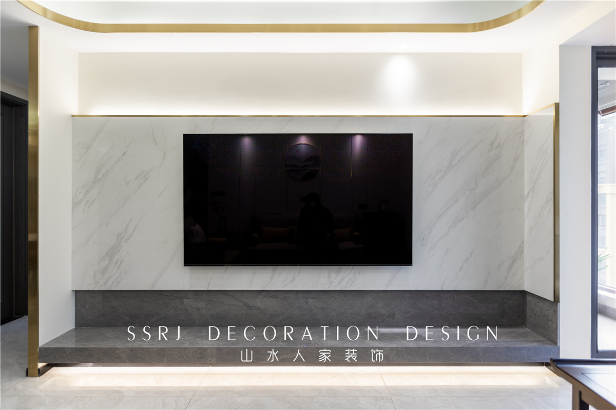 龍湖春江酈城現代中式風格裝修效果圖