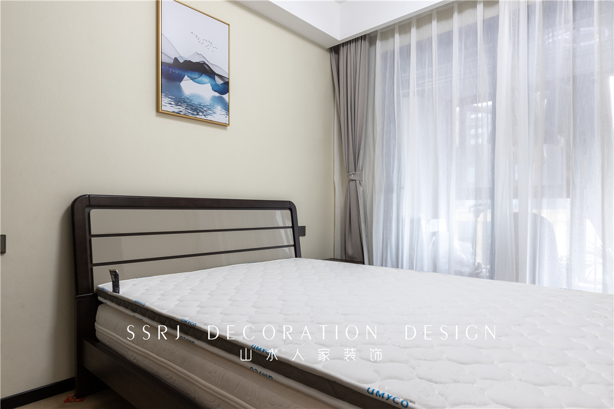 龍湖春江酈城現代中式風格裝修效果圖