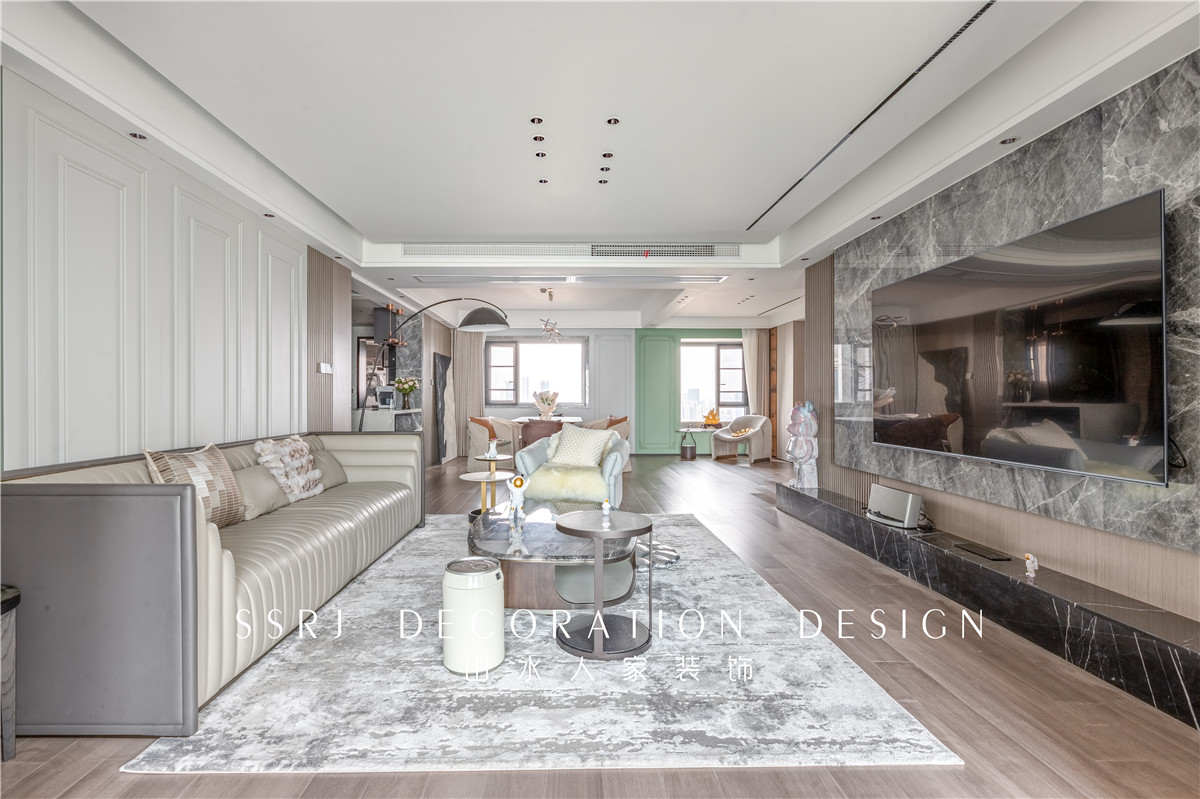 世紀江尚意式輕奢風格裝修效果圖