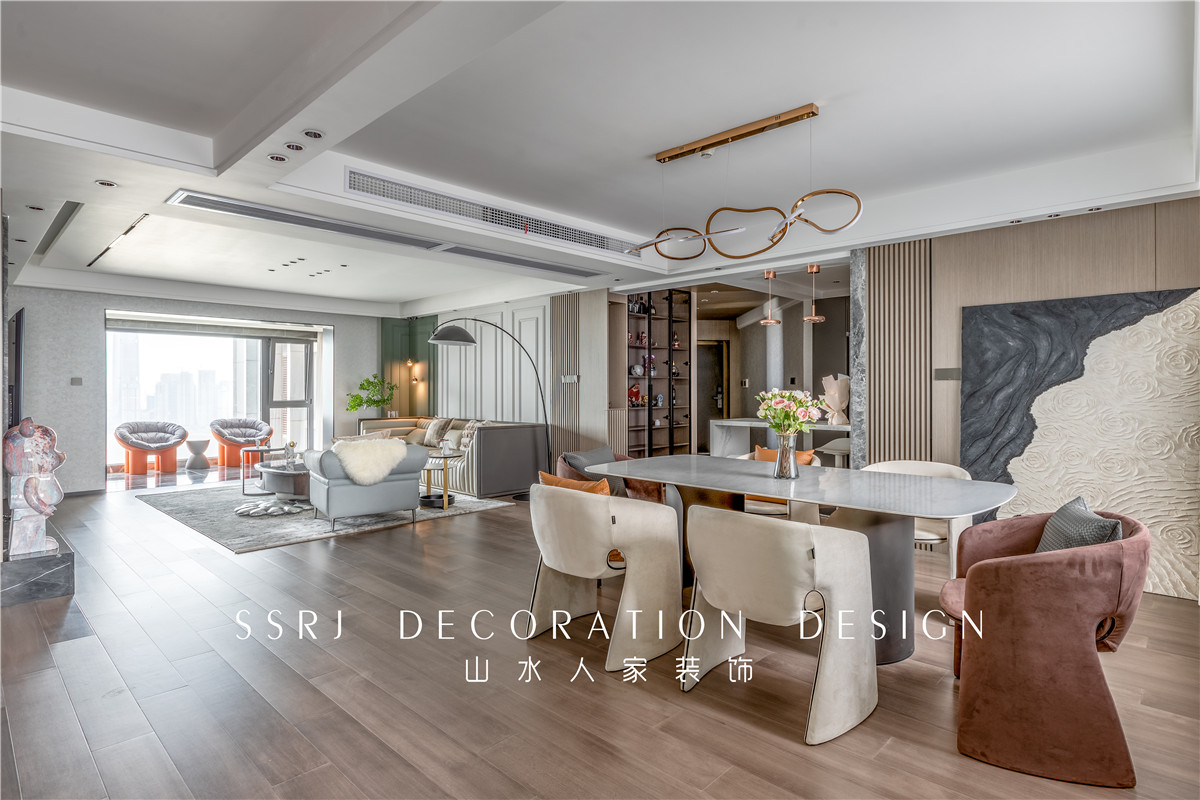 世紀江尚意式輕奢風格裝修效果圖