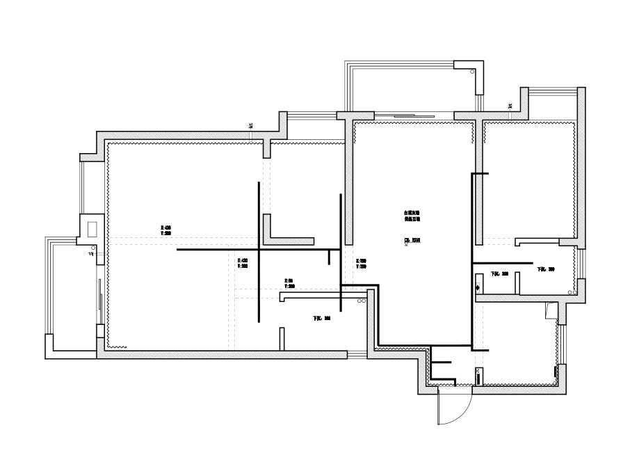 一江璟城現代簡約風格裝修效果圖