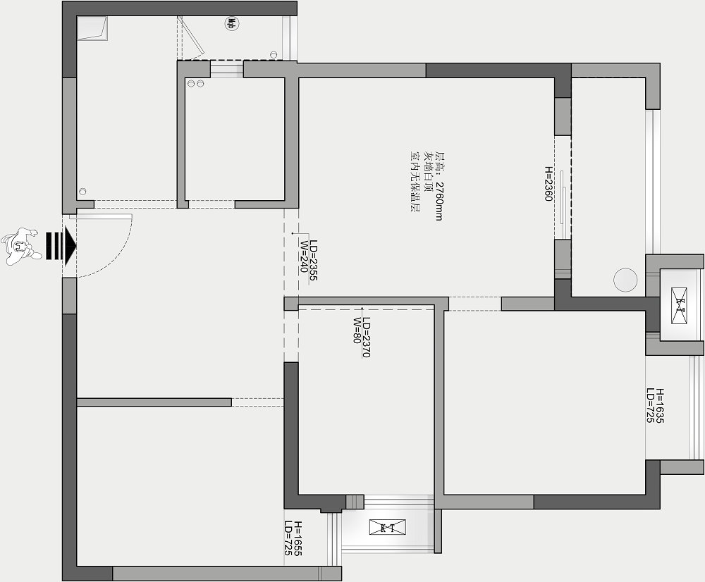 梧桐花園法式復古風格裝修效果圖