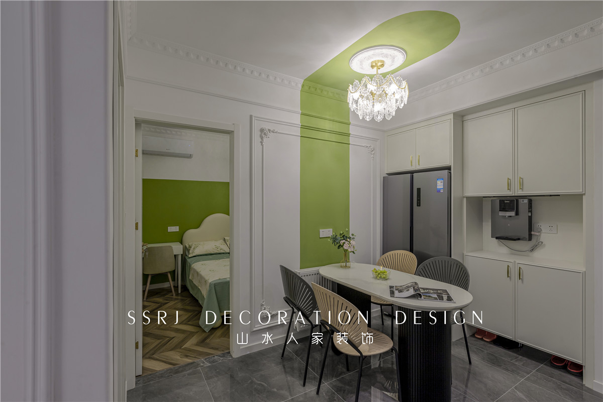 梧桐花園法式復古風格裝修效果圖