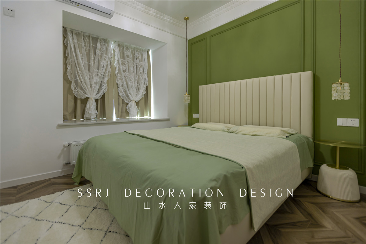 梧桐花園法式復古風格裝修效果圖