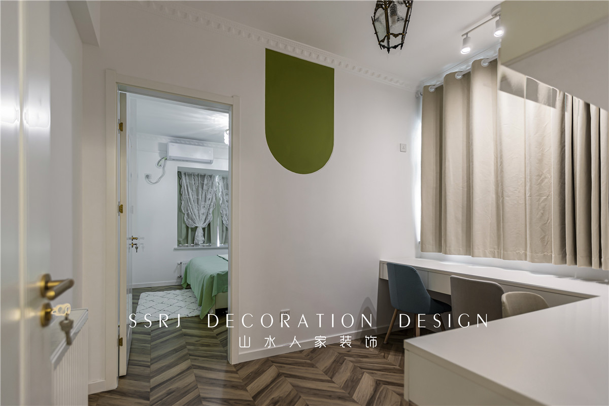 梧桐花園法式復古風格裝修效果圖