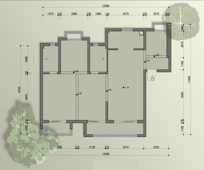東原印未來現代風格裝修效果圖