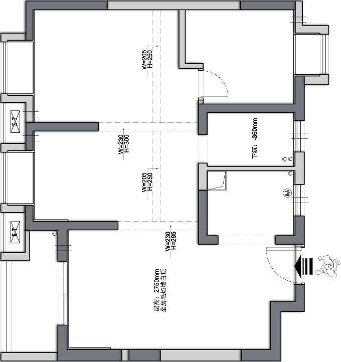 愛家名校華城簡約風格裝修效果圖