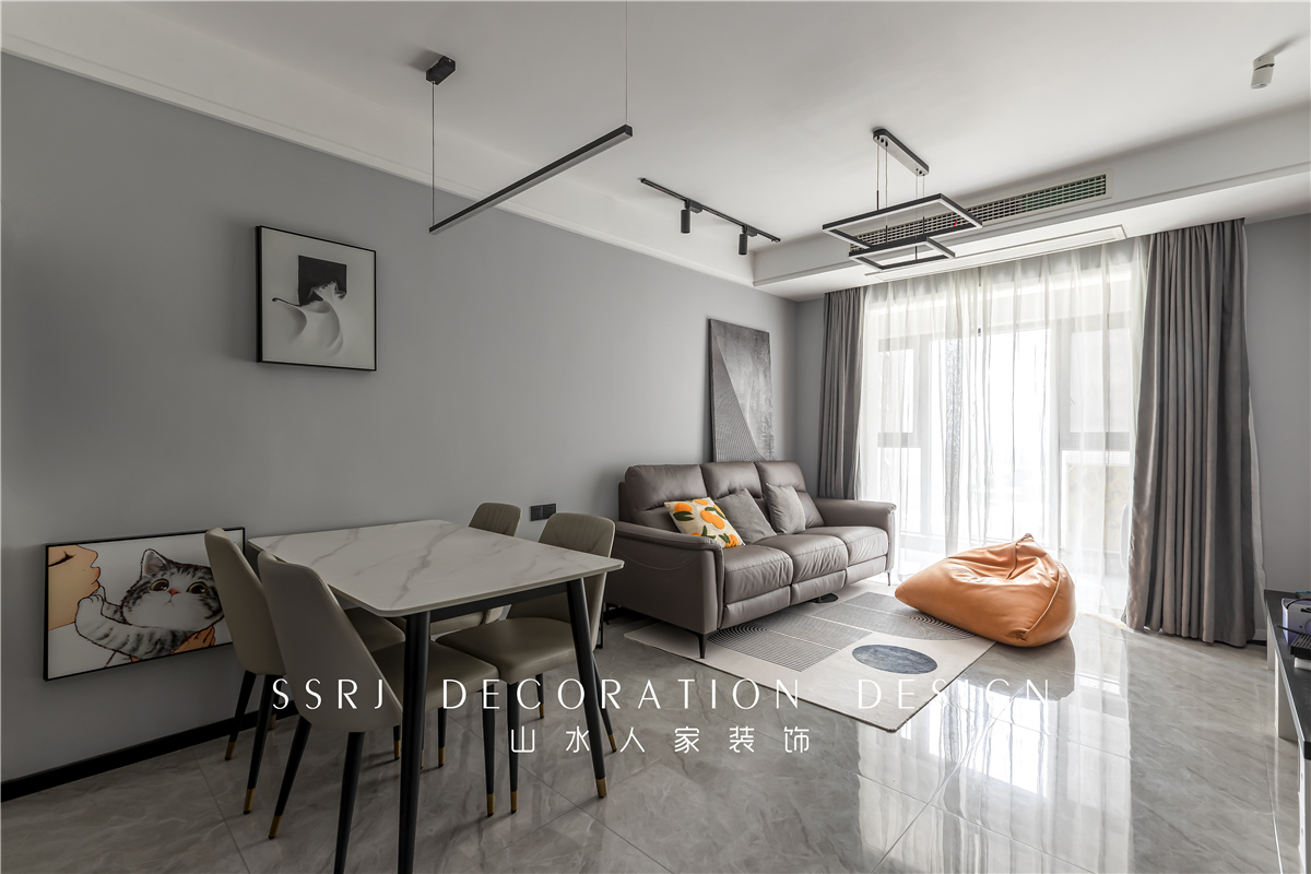 愛家名校華城簡約風格裝修效果圖