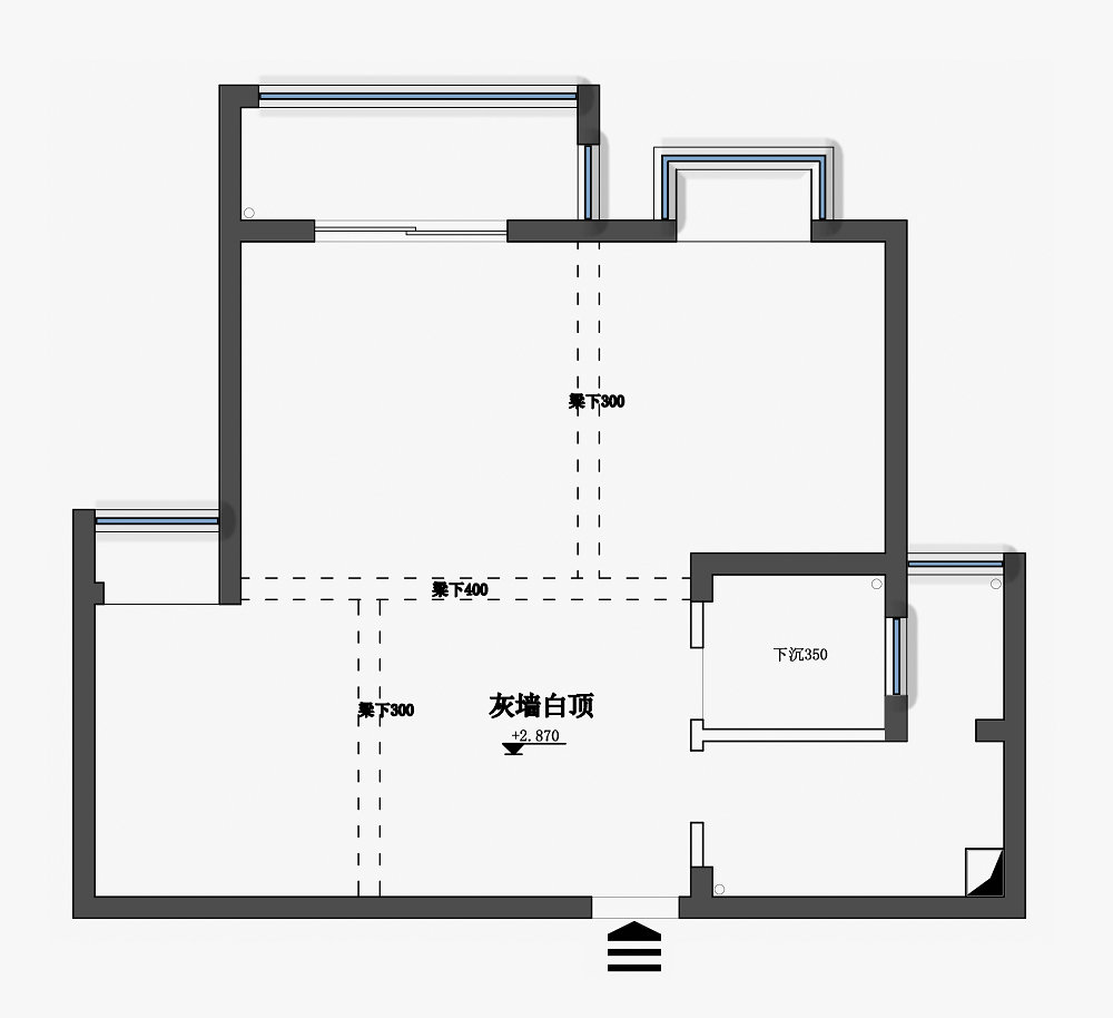 錦繡龍潭混搭風格實景裝修效果圖
