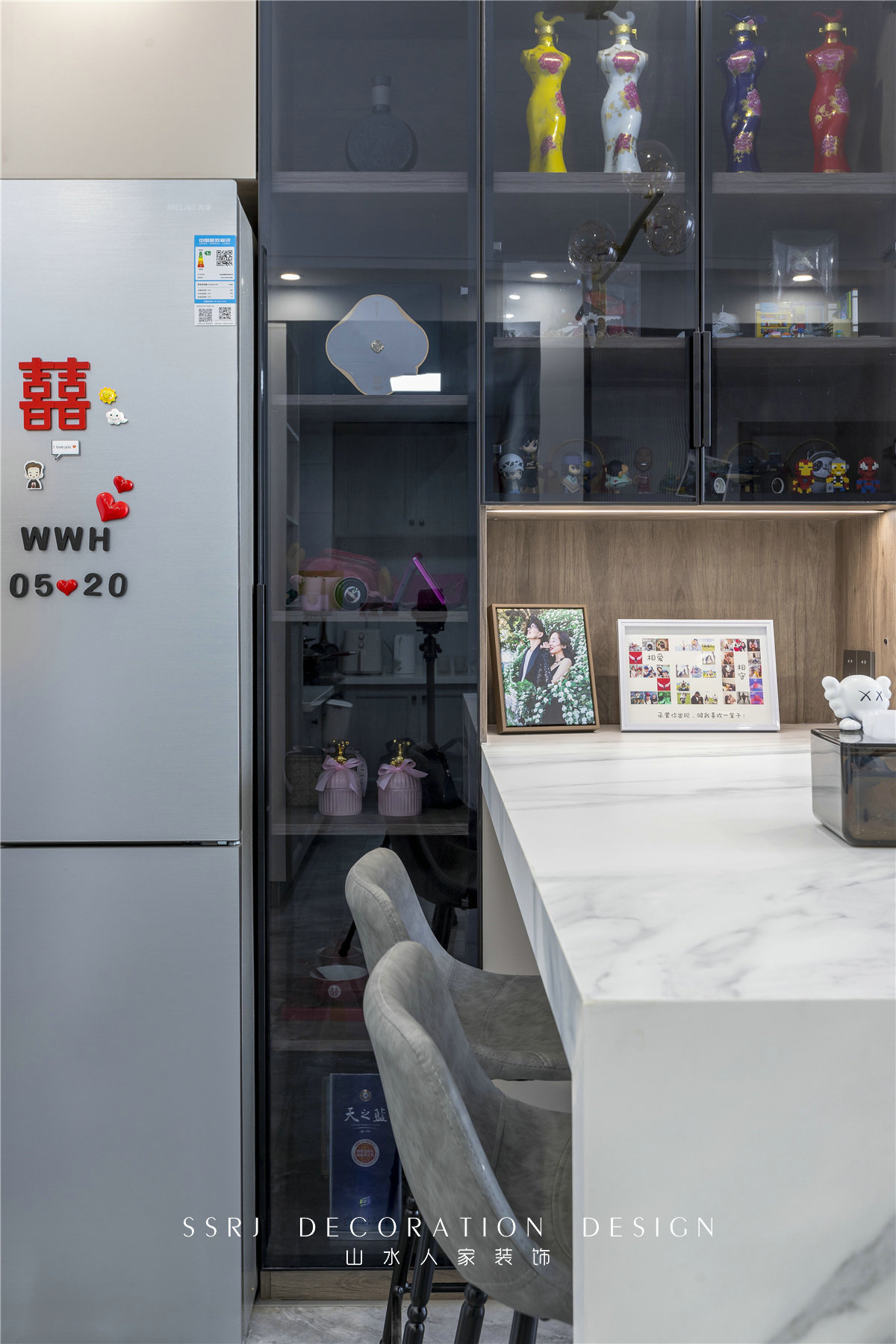 錦繡龍潭混搭風格實景裝修效果圖