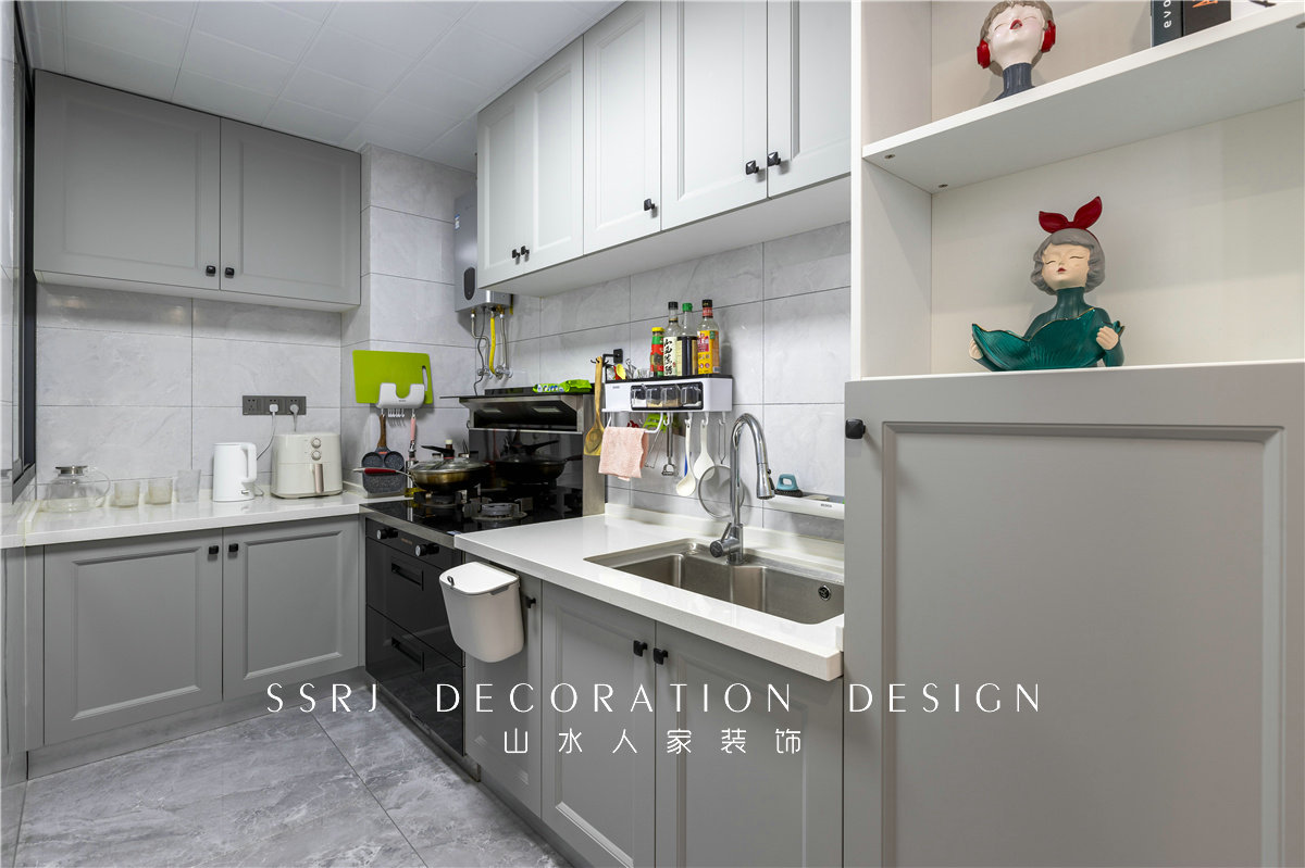 錦繡龍潭混搭風格實景裝修效果圖