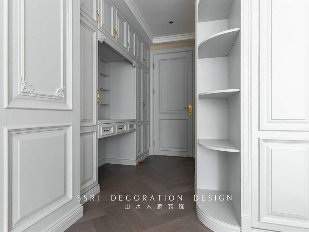 金色華府現代法式風格實景裝修效果圖