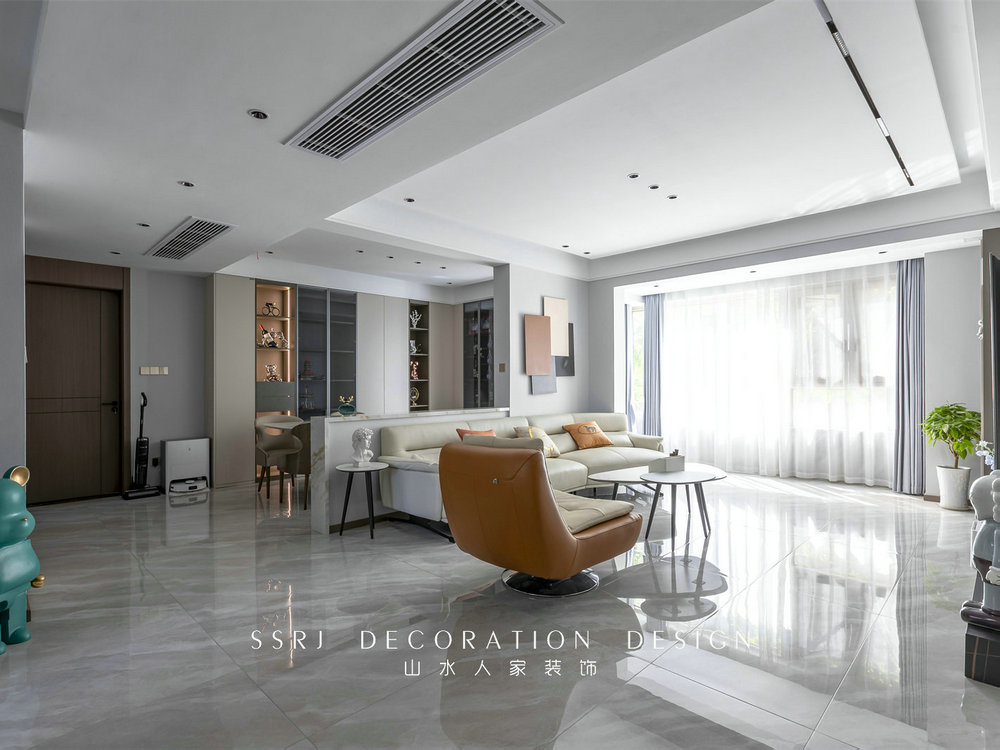 洺悅御府現代風格實景裝修效果圖