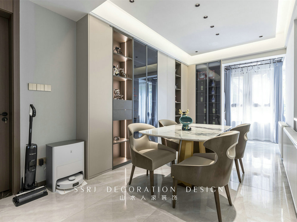 洺悅御府現代風格實景裝修效果圖