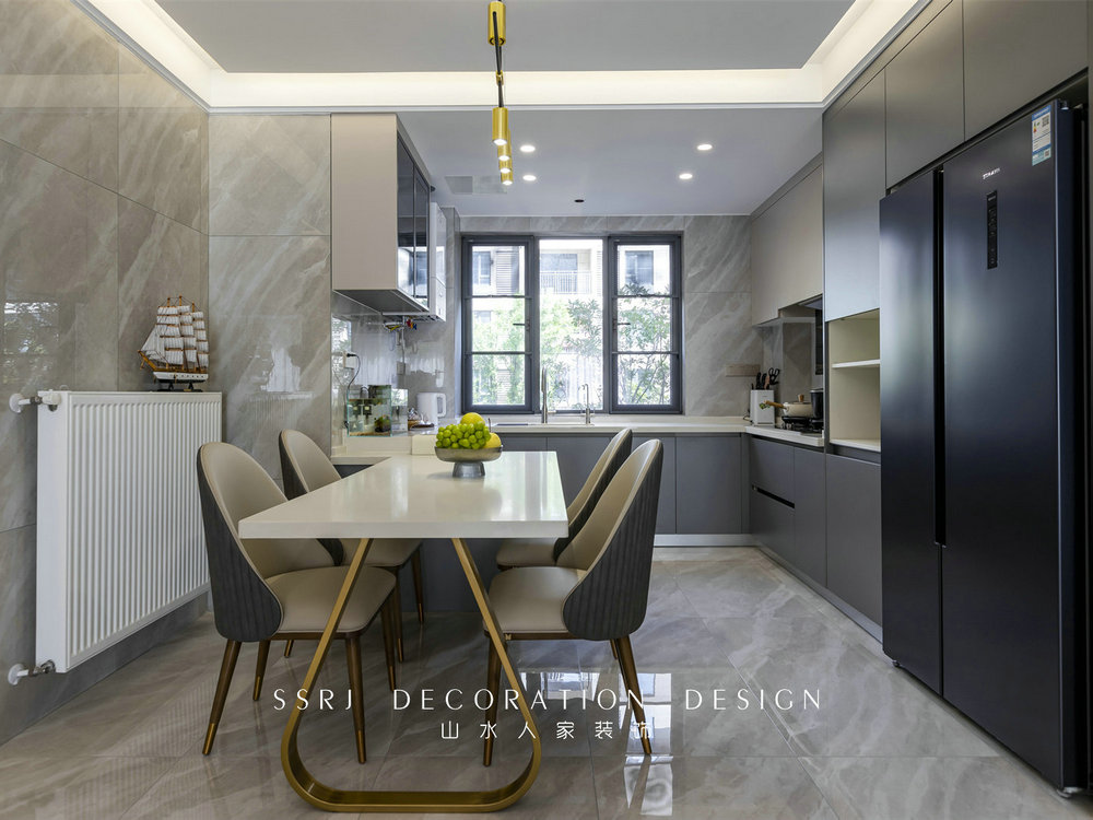 洺悅御府現代風格實景裝修效果圖